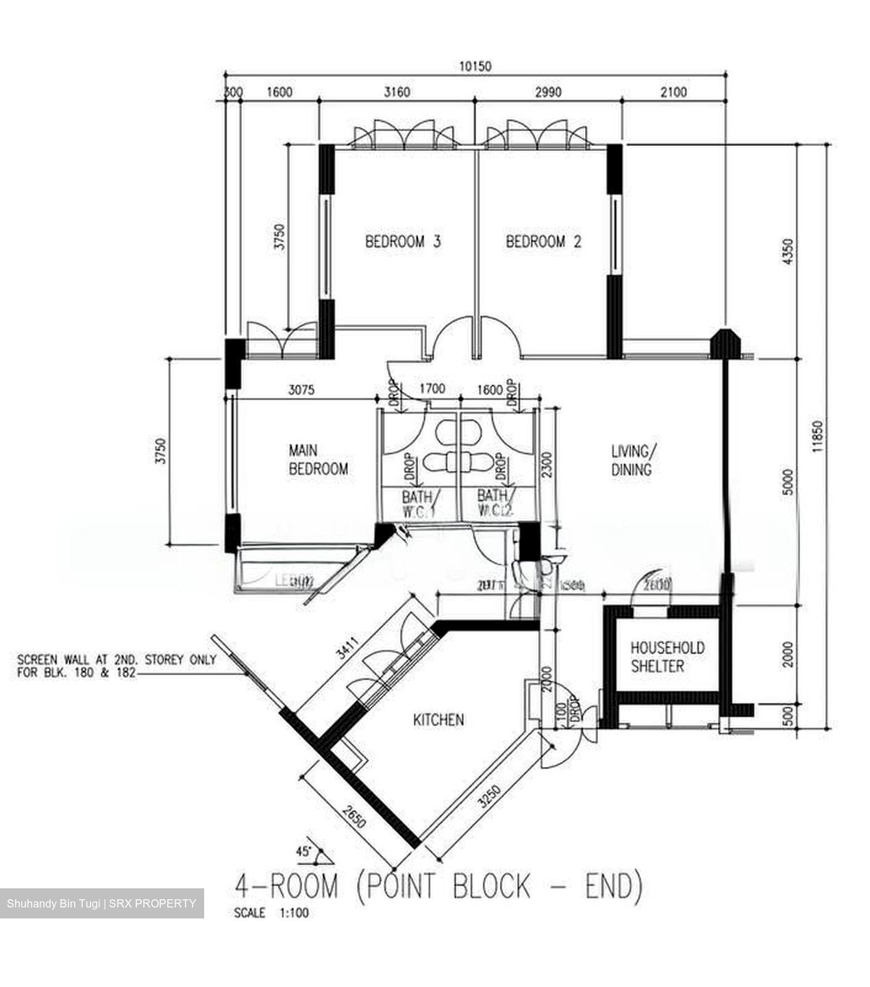 Blk 180 Vista 8 (Bedok), HDB 4 Rooms #564110641